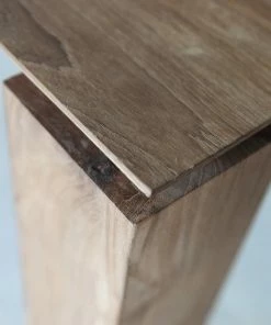 Dining Tables Ethnicraft SliceTeak Extension Dining Table