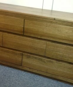 PFS Furniture Sales Custom Made Wide Boy-Recycled Timber Chest Of Drawers