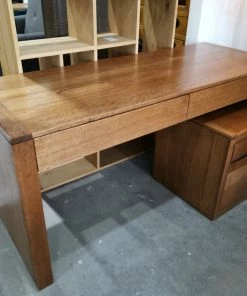 PFS Furniture Sales Desks Recycled Timber 2 Drawer Desk