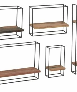 SLH Industrial Floating Wall Shelves Floating Shelves