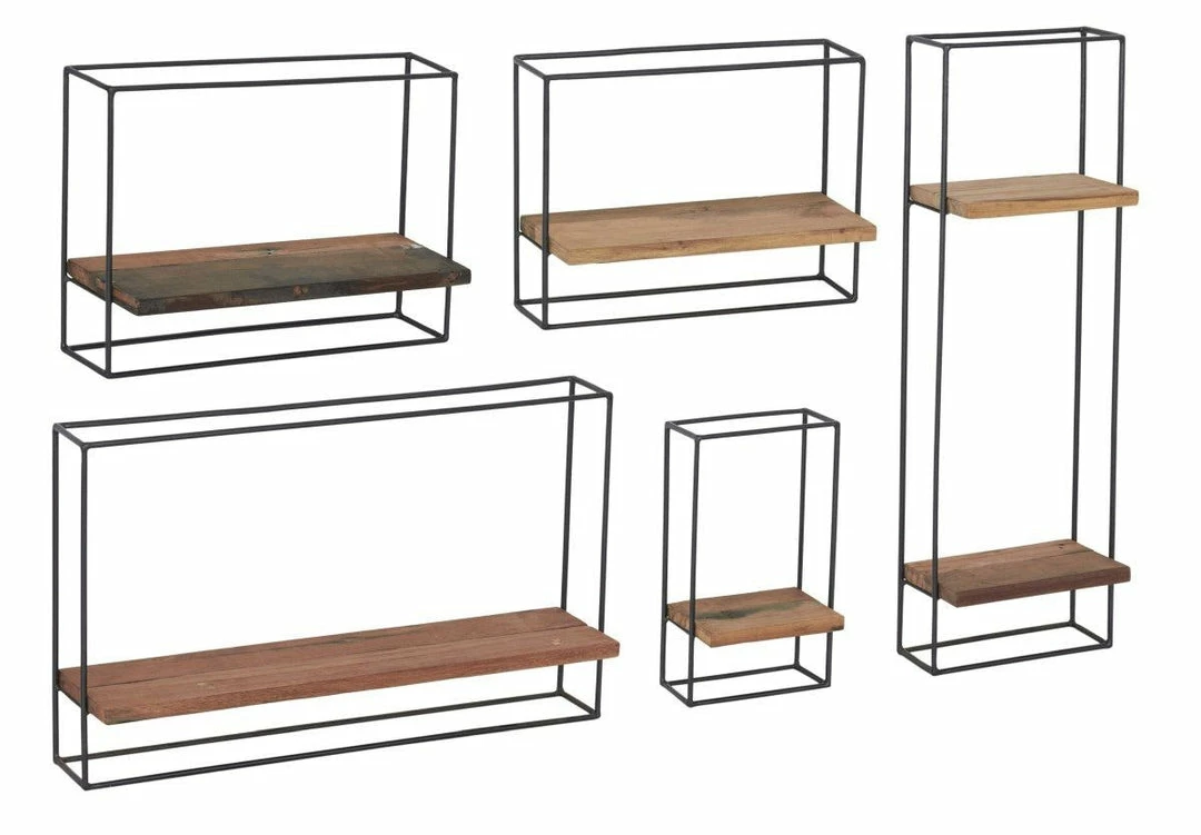 SLH Industrial Floating Wall Shelves Floating Shelves 1 SLH Industrial Floating Wall Shelves Floating Shelves