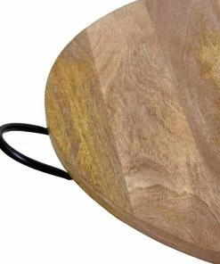 Jelliot Round Serving Board With Handles