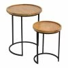 J. Elliot Lip Set Of 2 Side Tables