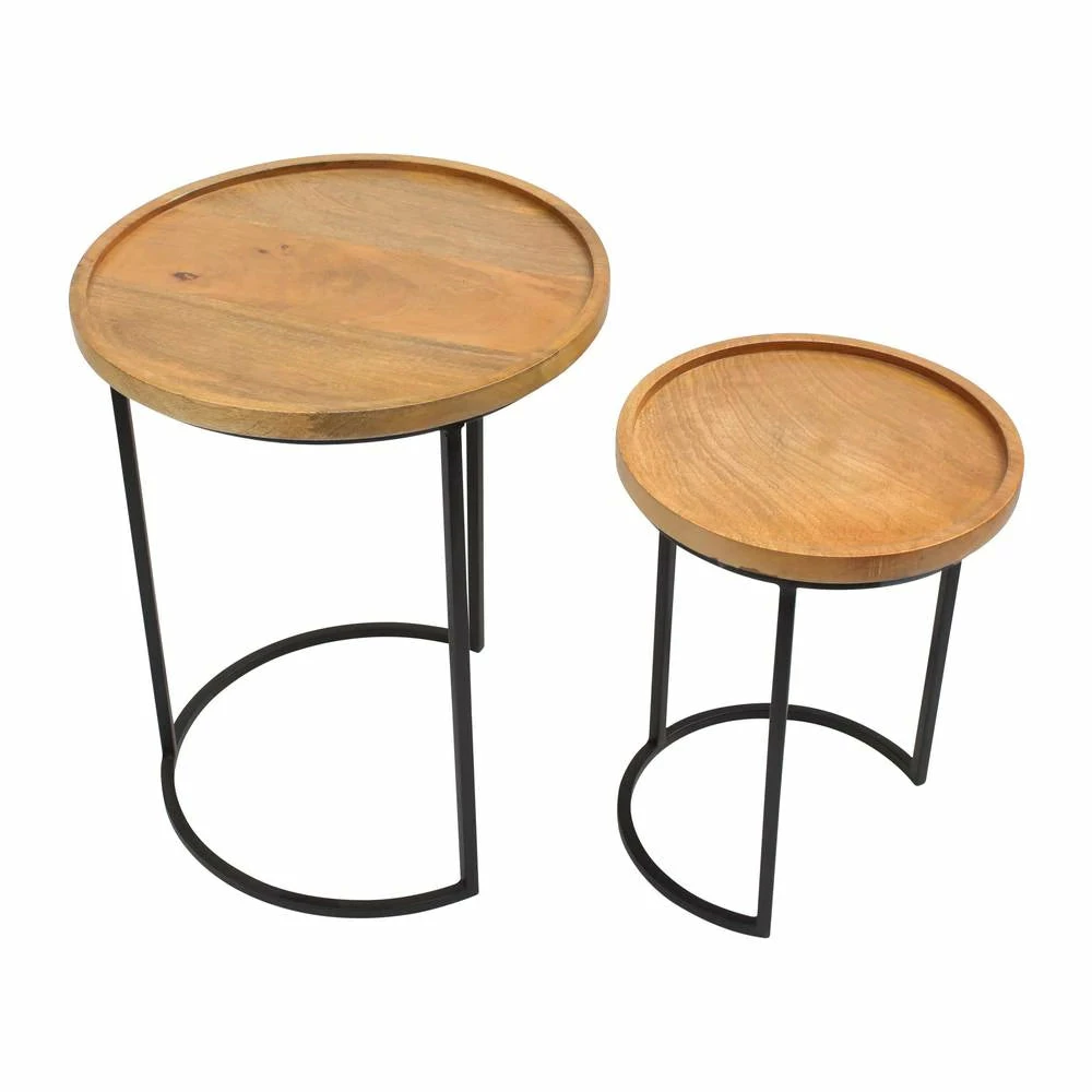 J. Elliot Lip Set Of 2 Side Tables 3 J. Elliot Lip Set Of 2 Side Tables