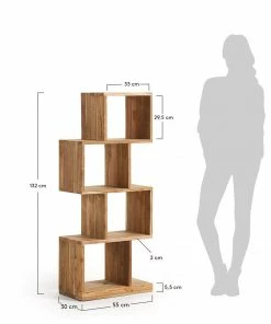La Forma Bookcases Arundal Teak Bookshelf