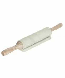 La Forma Marble Rolling Pin And Base