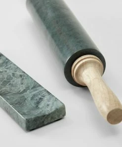 La Forma Marble Rolling Pin And Base