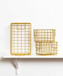 Mustard Locker Baskets Homewares