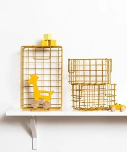 Mustard Locker Baskets Homewares
