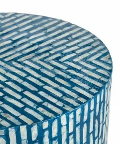 Philbee Turquoise Round Side Table