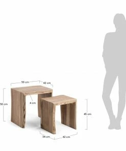 La Forma Kairy Nest Of 2 Side Tables