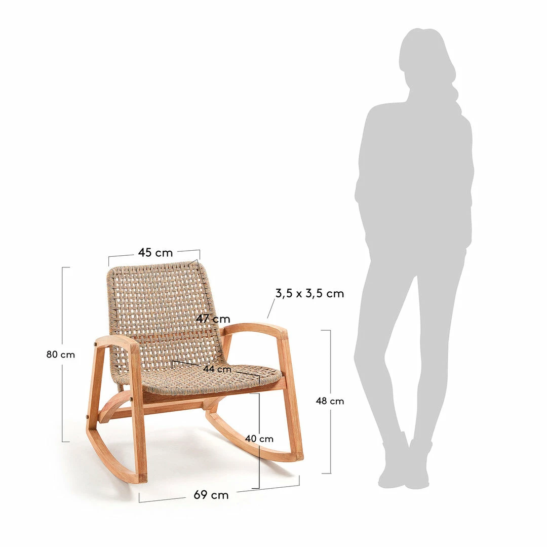 La Forma Occasional Chairs Taniska Rocking Chair 7 La Forma Occasional Chairs Taniska Rocking Chair