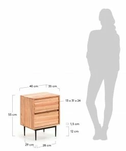 La Forma Bedside Tables Delsie Bedside