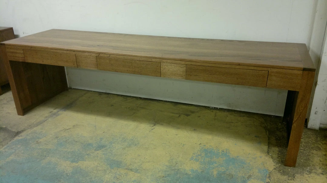 PFS Furniture Sales Desks Recycled Timber 3 Drawer Desk 1 PFS Furniture Sales Desks Recycled Timber 3 Drawer Desk