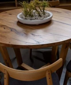 Oaktree Neepah Round Dining Table Dining Tables