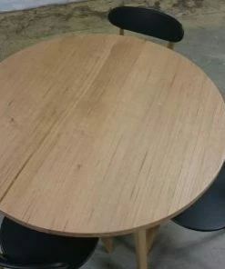 PFS Furniture Sales Round Hardwood Dining Table