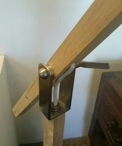 Bloomingdale Lighting Oak Floor Lamp