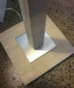 Bloomingdale Lighting Oak Floor Lamp