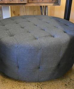 PFS Furniture Sales Shop Round Button Ottoman 900