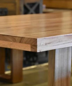 PFS Furniture Sales Solid Messmate 'U' Base Dining Table