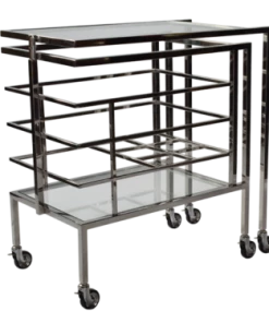 PFS Furniture Shop 22 Alliance Bar Trolleys Transitivo Steel Drinks Trolley / Cart