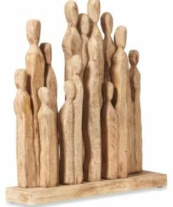 H & G Homewares Wood Carving Tall Figures 5 H & G Homewares Wood Carving Tall Figures