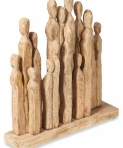H & G Homewares Wood Carving Tall Figures