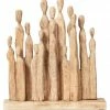 H & G Homewares Wood Carving Tall Figures