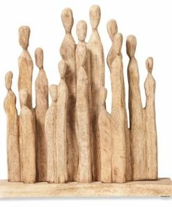 H & G Homewares Wood Carving Tall Figures