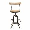 PFS Furniture Sales Stools Industrial Bar Stool With Back