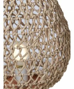 H & G Woven Table Lamp Medium Lighting