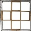 PFS Furniture Sales Cube Storage Shelving Unit, 9 Box Hanging Wall Shelf