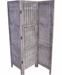 Alliance Grey 3-Panel Screen