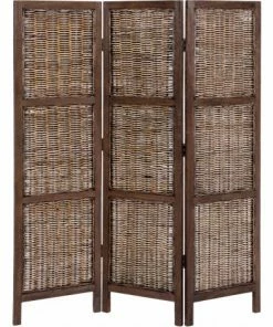 Alliance Brown 3-Panel Screen