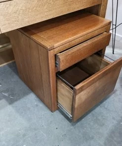 PFS Furniture Sales Desks Recycled Timber 2 Drawer Desk