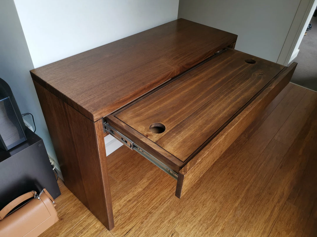 PFS Furniture Sales Solid Timber Keyboard Desk Desks 1 PFS Furniture Sales Solid Timber Keyboard Desk Desks