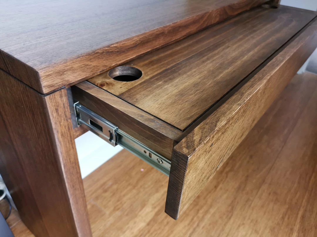 PFS Furniture Sales Solid Timber Keyboard Desk Desks 5 PFS Furniture Sales Solid Timber Keyboard Desk Desks