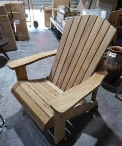 Bayside Outdoor Furniture & Accessories Solid Teak Aidrondack Chair