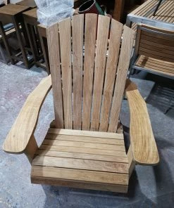 Bayside Outdoor Furniture & Accessories Solid Teak Aidrondack Chair