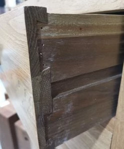 Megaria Chest Of Drawers Oak 7 Drawer Slim Boy