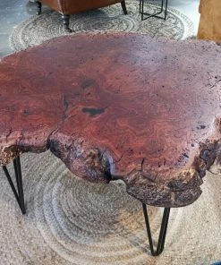 Darcy Designs Coffee Tables Red Gum Burl Coffee Table