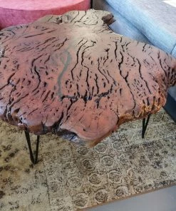 Darcy Designs Coffee Tables Red Gum Burl Coffee Table
