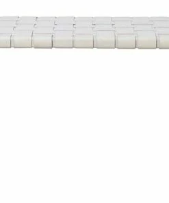 H & G Benches Leather Woven Bench Ivory 33 H & G Benches Leather Woven Bench Ivory