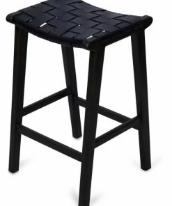 H & G Woven Leather Stool
