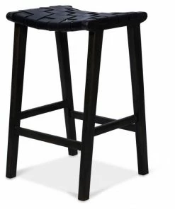 H & G Woven Leather Stool