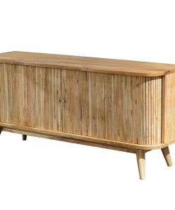 Philbee Sideboards And Cabinets Slatted Hardwood Sideboard