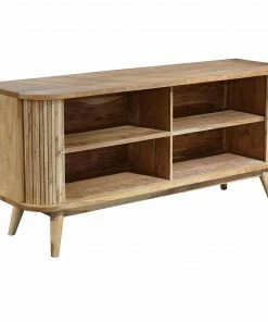Philbee Sideboards And Cabinets Slatted Hardwood Sideboard