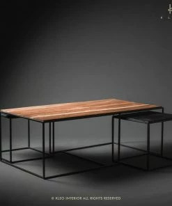 SLH 3 Piece Rustic Coffee Table