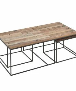 SLH 3 Piece Rustic Coffee Table
