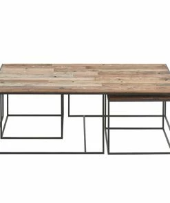 SLH 3 Piece Rustic Coffee Table